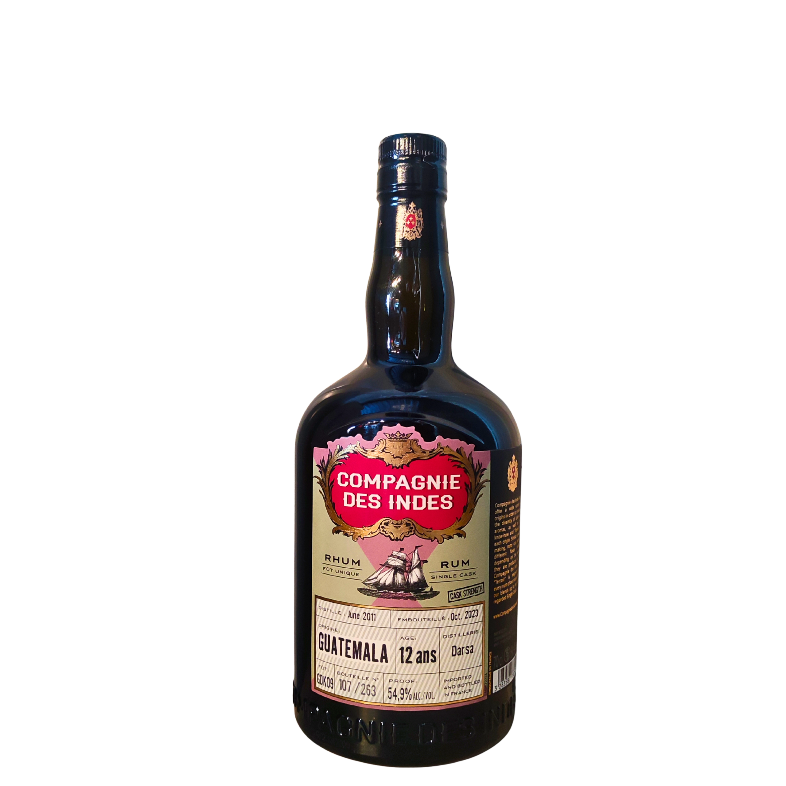 Compagnie Des Indes Guatemala Cask Strength 2011 70 cl 54,9°