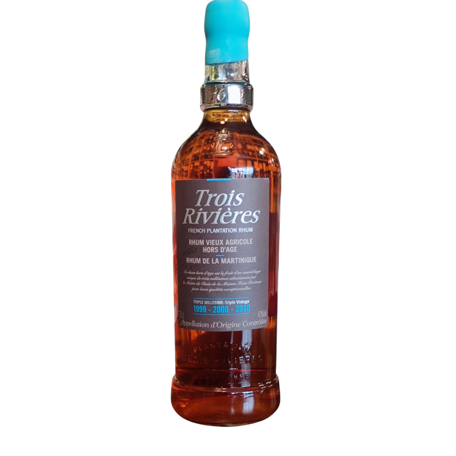 Rhum Trois Rivieres Hors D'age Triple Millesime 1999, 2000, 2010, 42° 75cl