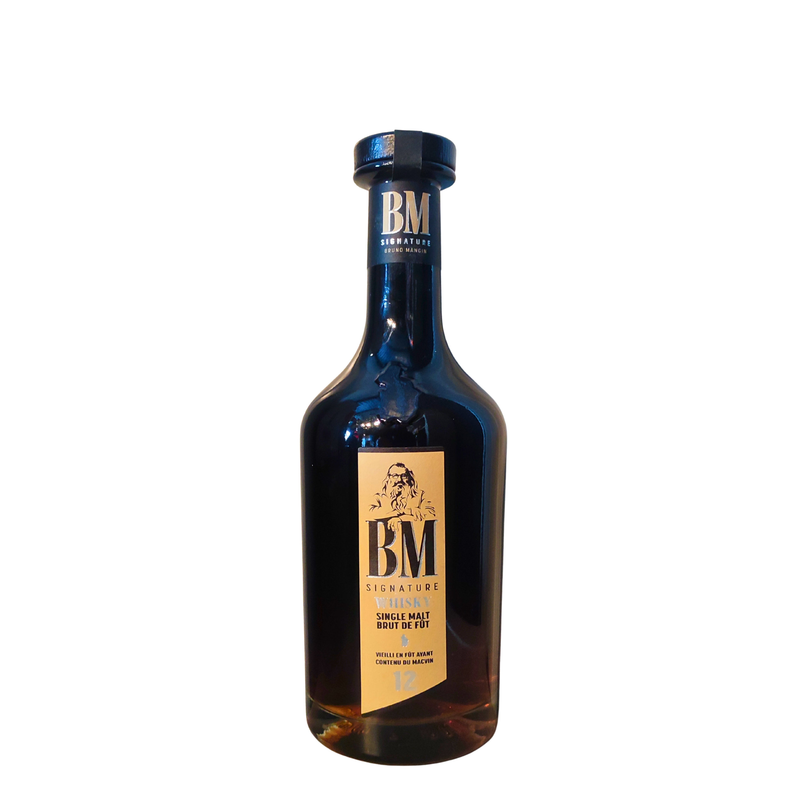 Bm Signature Single Malt 12 Ans Brut De Fut Vieilli En Fut De Vin De Macvin 70 cl 53,34°