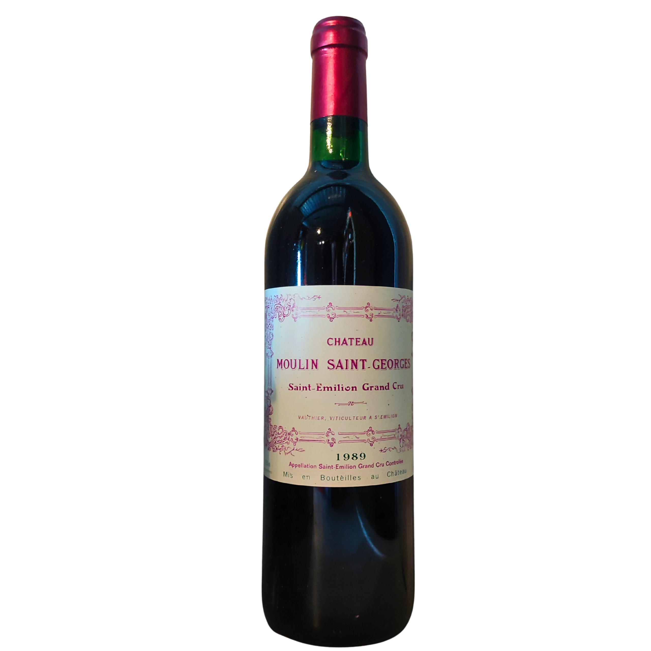 Chateau Moulin Saint Georges 1989, Saint Emilion Gc, 75cl