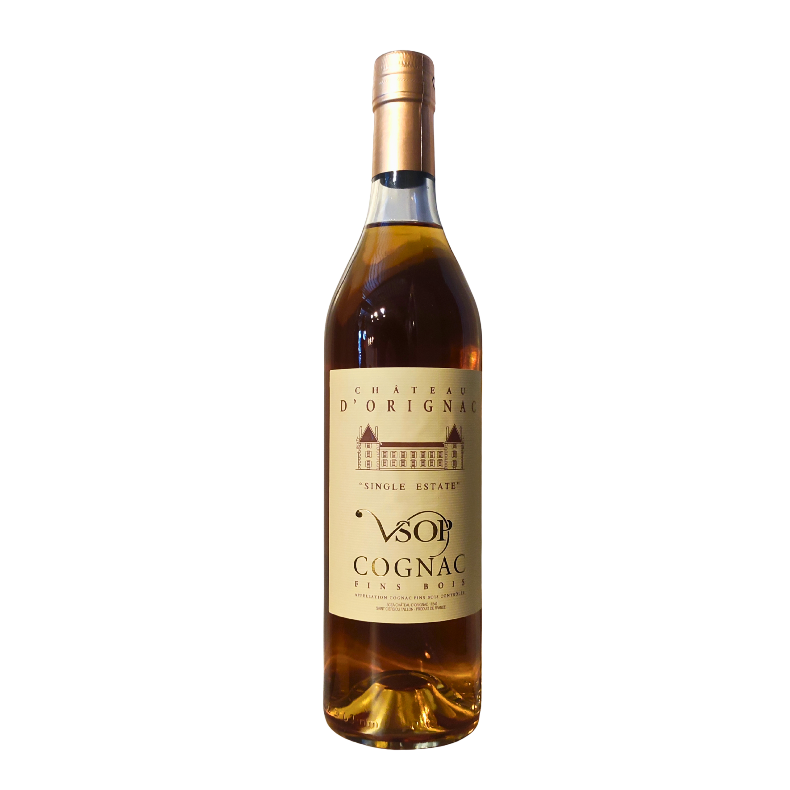 Chateau D'orignac, Cognac Fins Bois, Vsop, 75cl, 40°