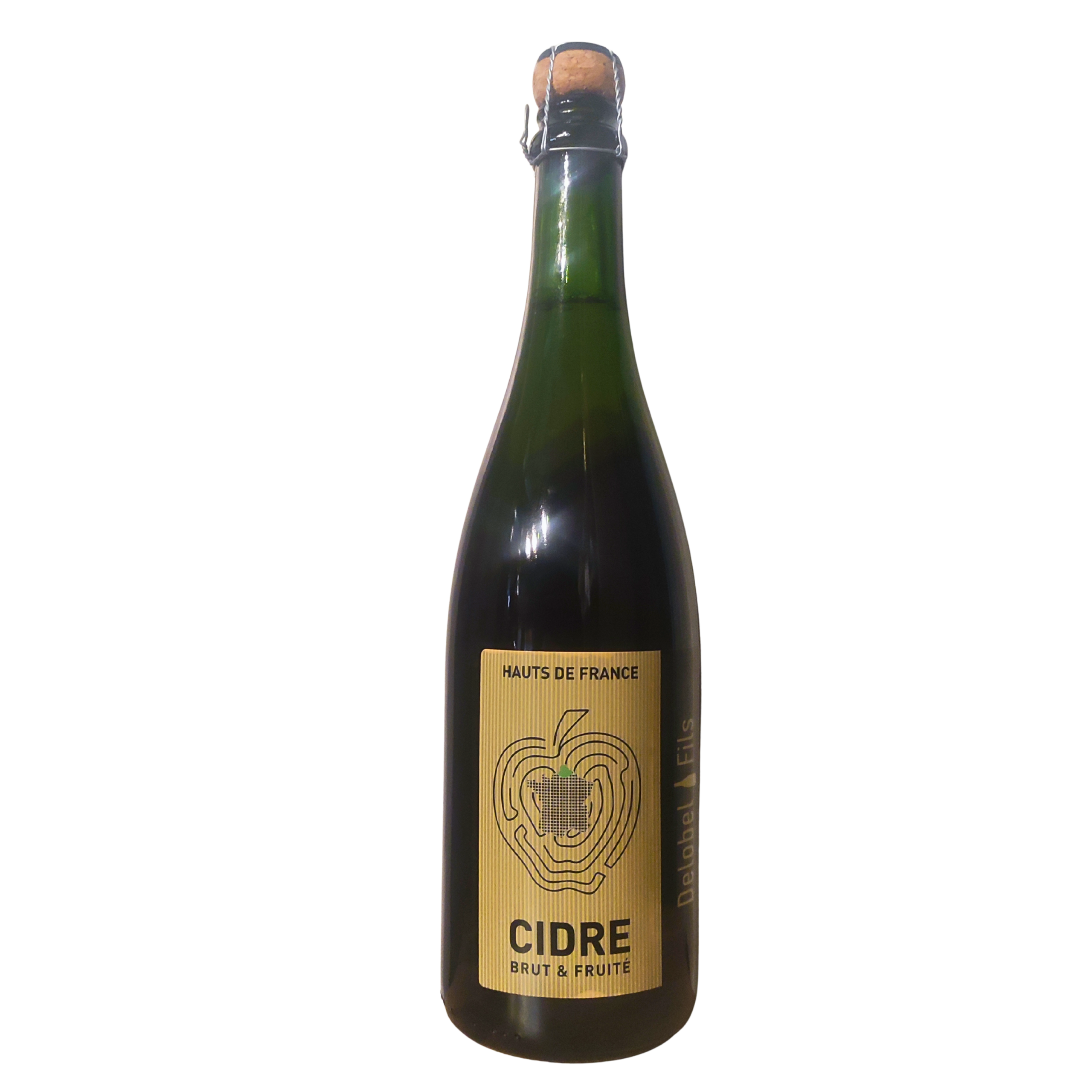 Cidre Brut, Delobel Et Fils, 4°, 75cl