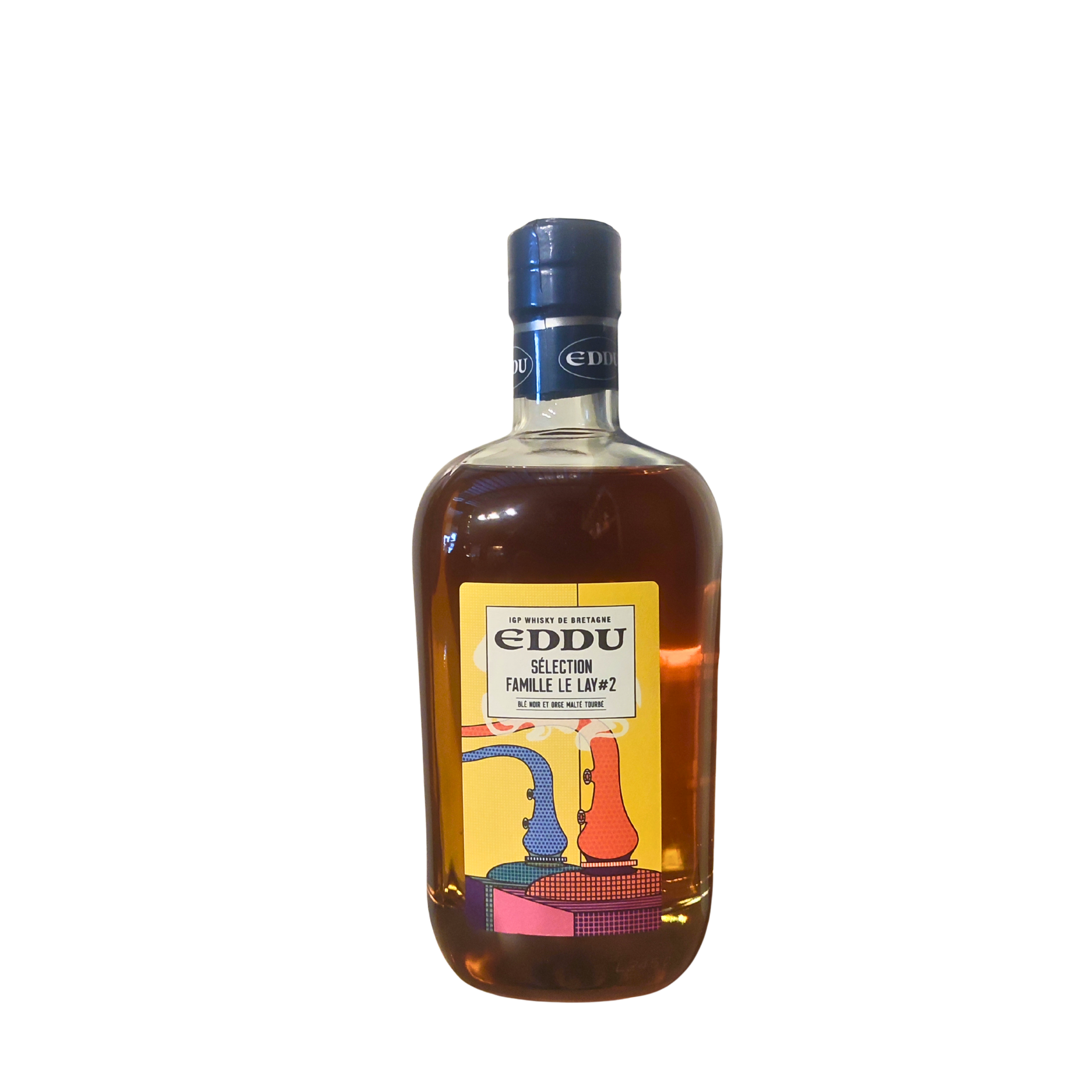 Whisky Eddu Selection Famille Le Lay #2 Tourbe, 70cl, 43°