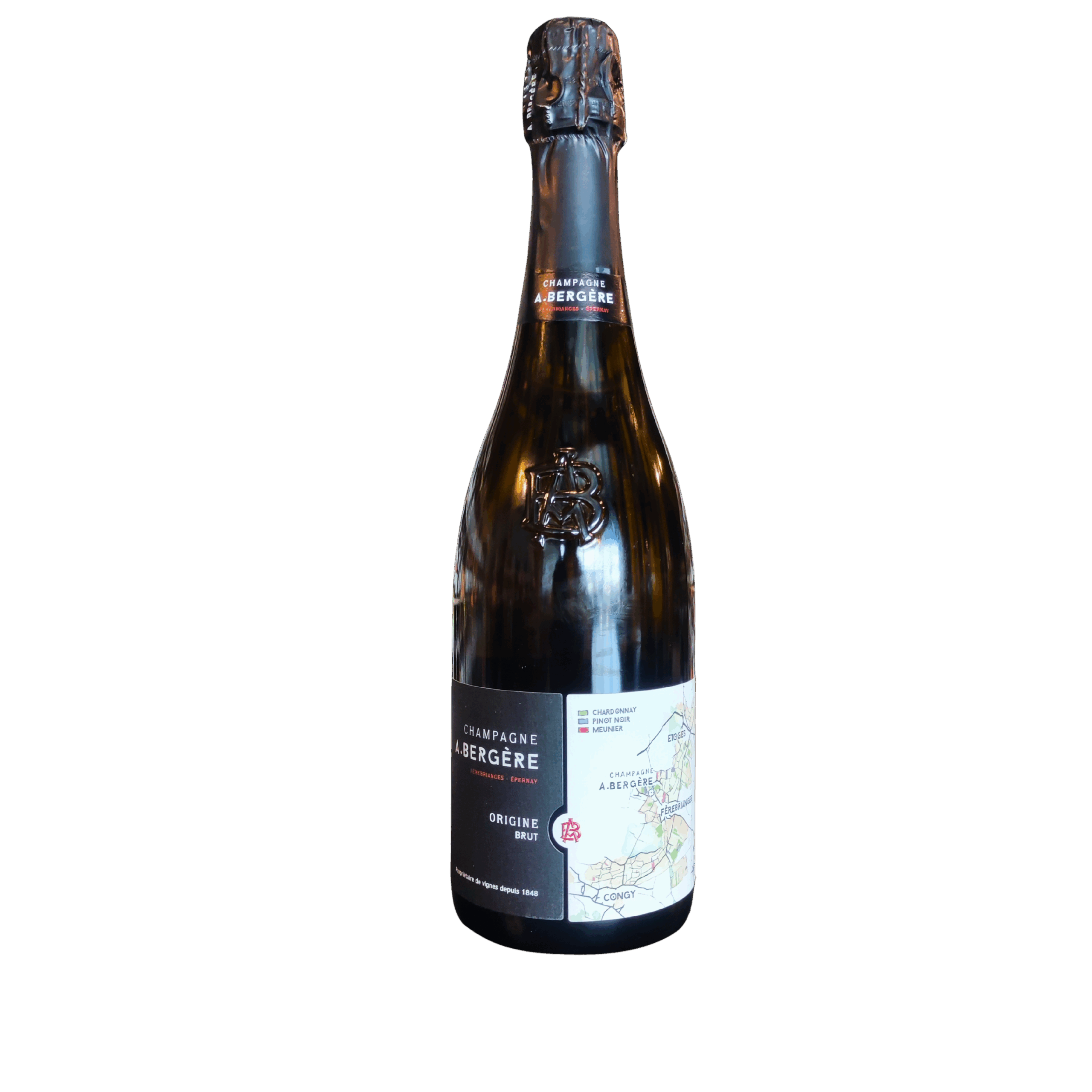 Champagne A Bergere Origine Brut 75 cl 13°