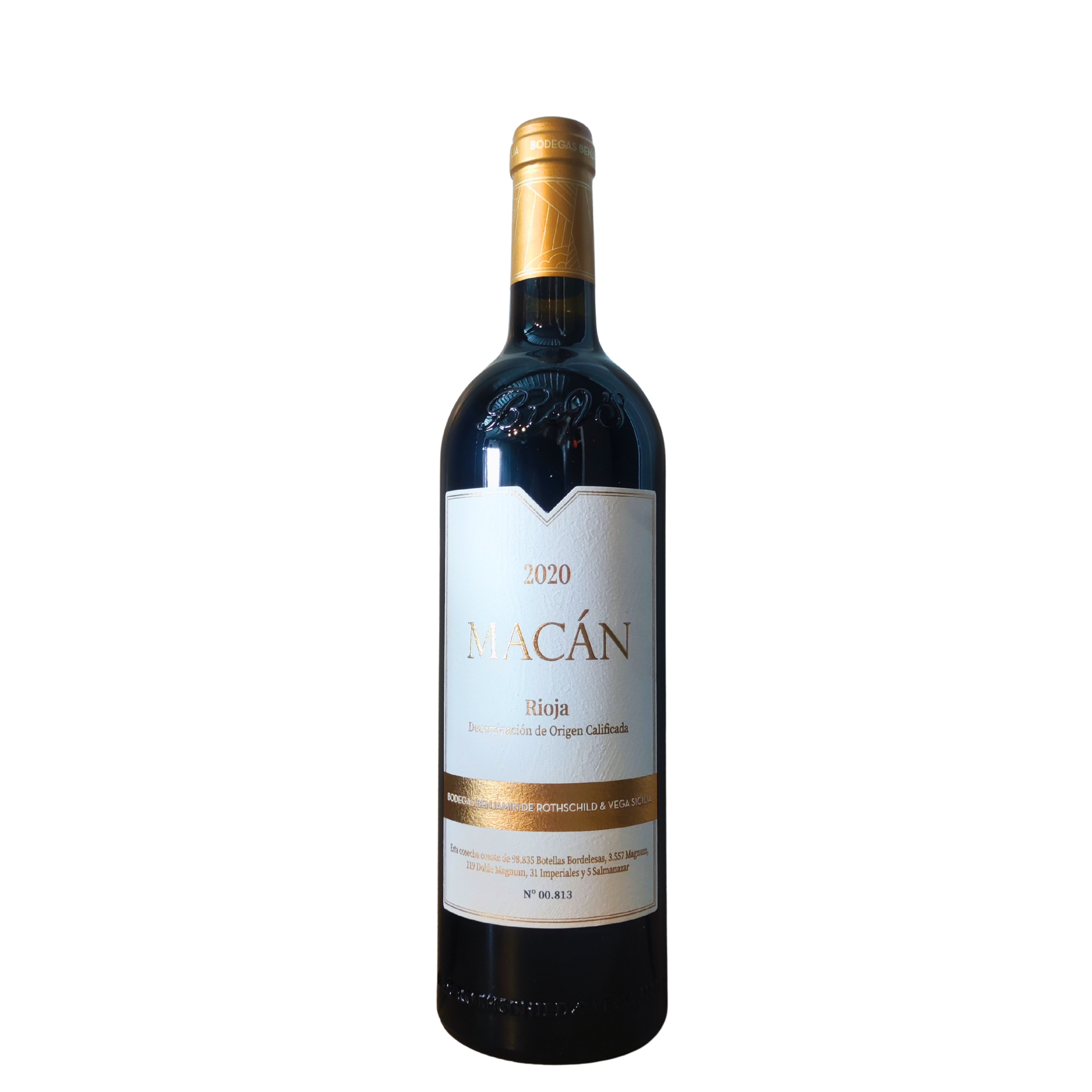 Macan 2020, Rothschild et Vega Sicilia, Rioja, 75Cl, 14°