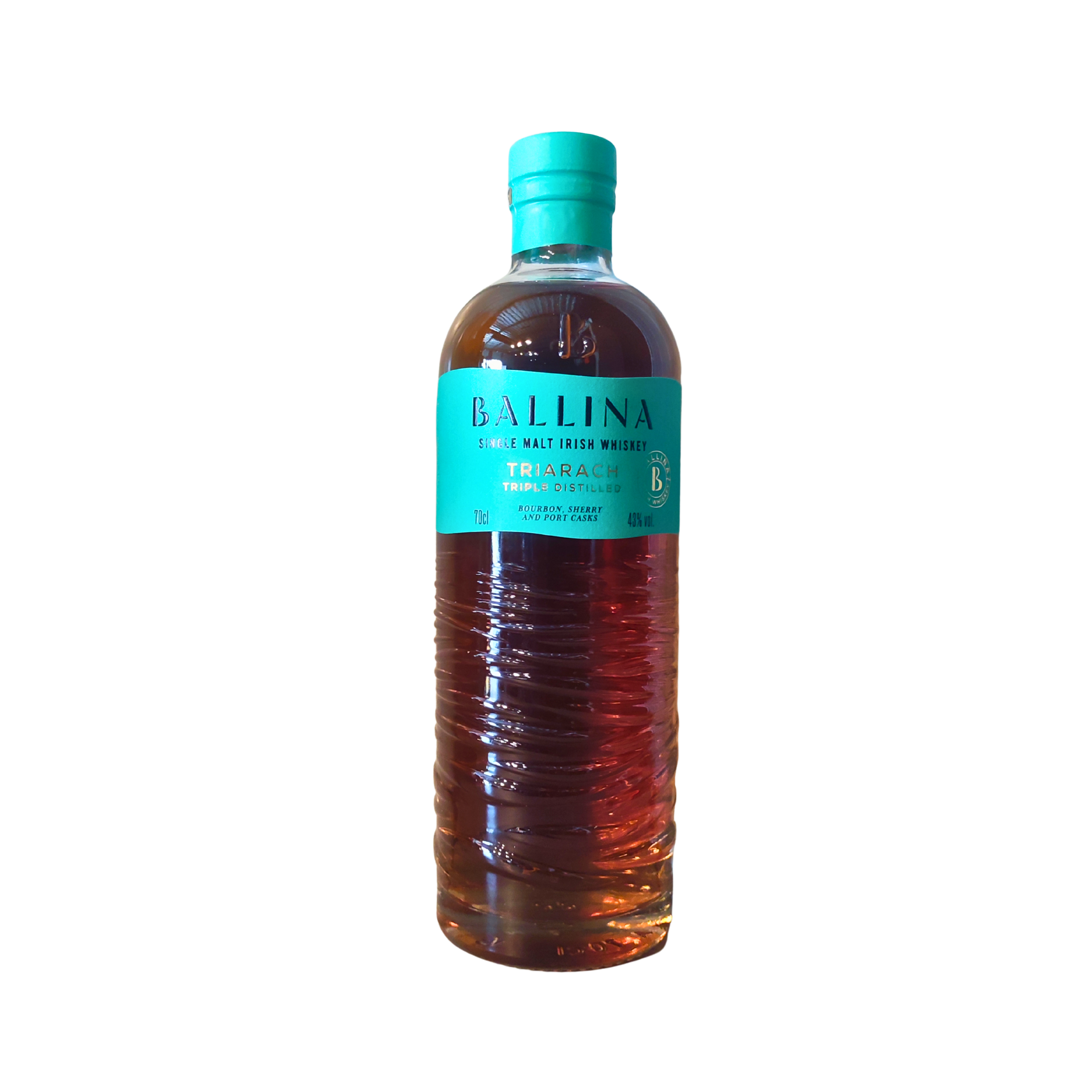 Whisky Ballina, Irish single Malt, Triple distilled, 70Cl