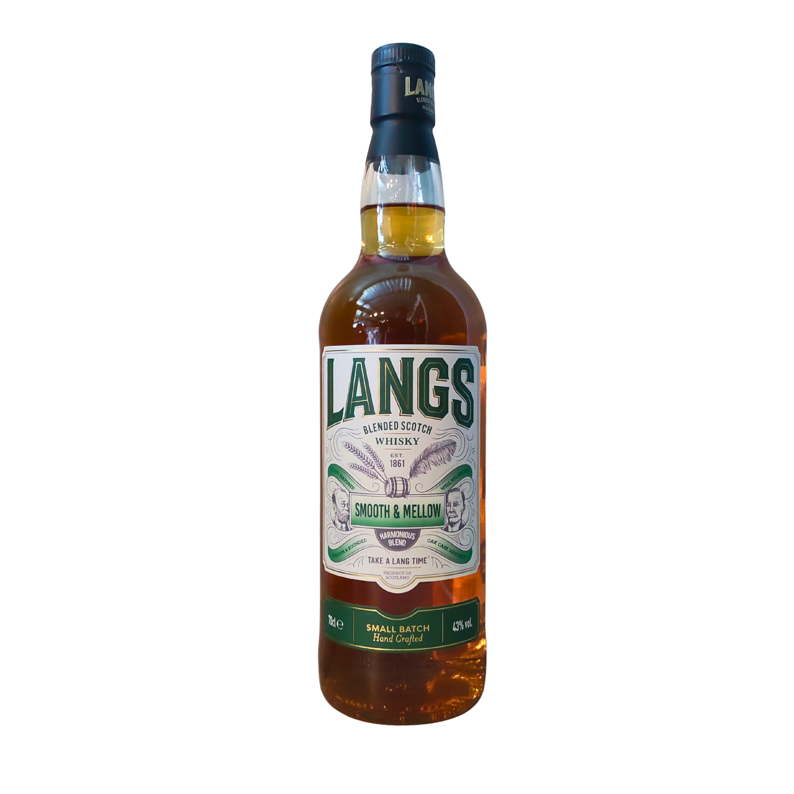 Langs Blended Scotch Whisky, Smooth and Mellow, 43°, 70cl