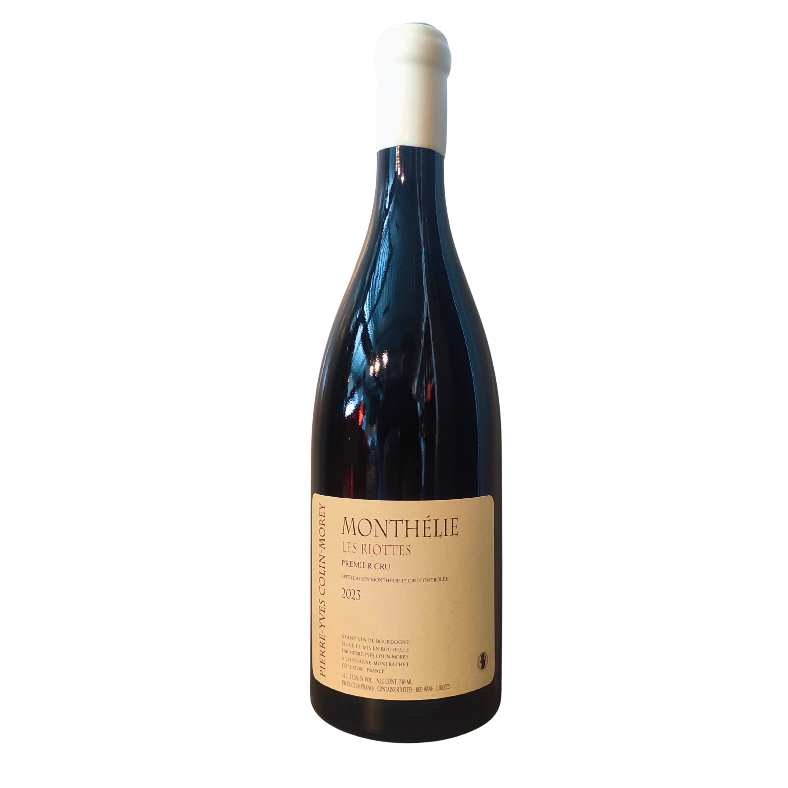Pierre Yves Colin Morey, Monthelie 1er Cru Les Riotte 2023, Rouge, 13,5°, 75Cl