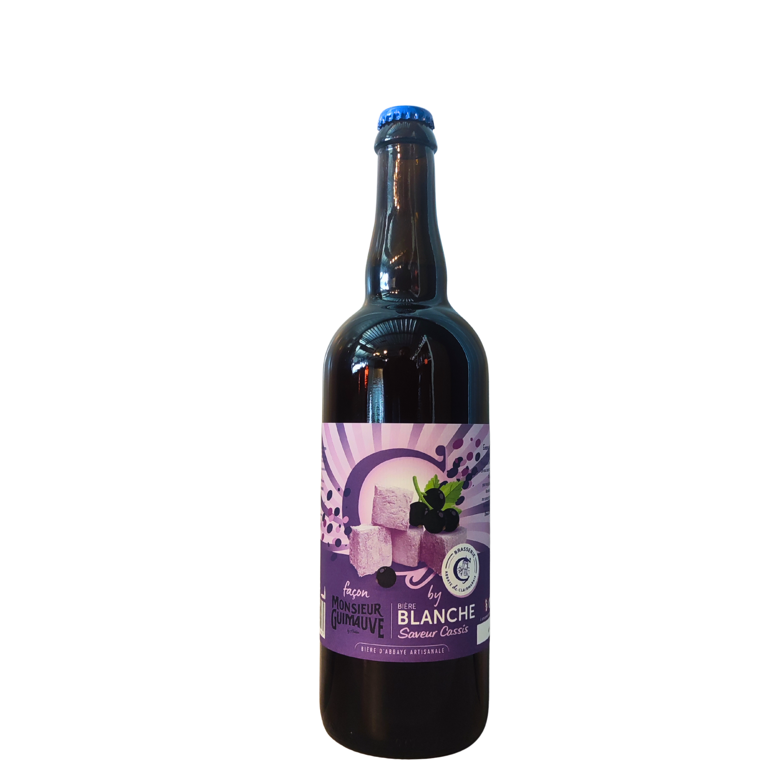 Brasserie Clairmarais Bière Blanche Cassis 75 cl 4,5°