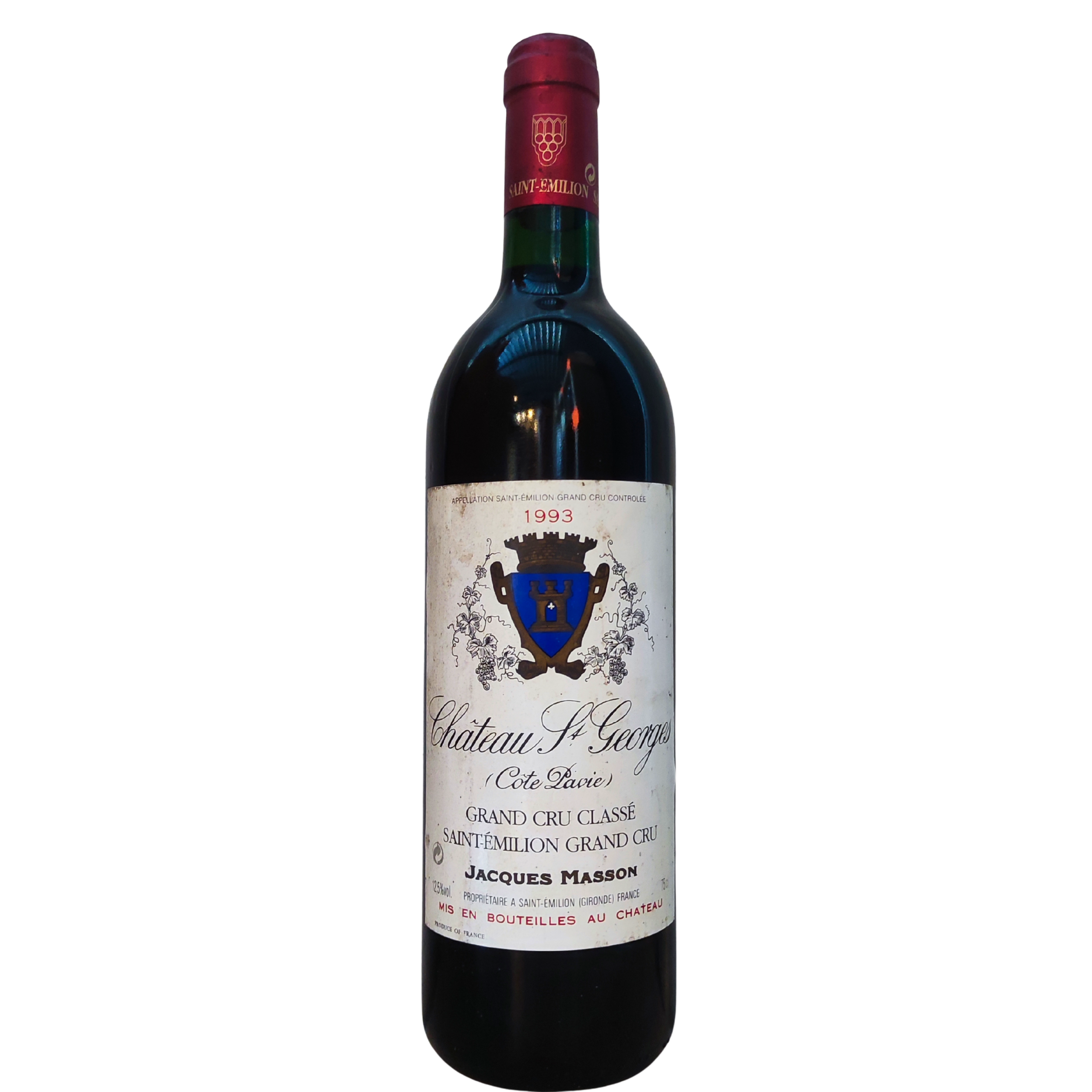 Chateau Saint Georges "cote Pavie", 1993, Saint Emilion Grand Cru, 75cl