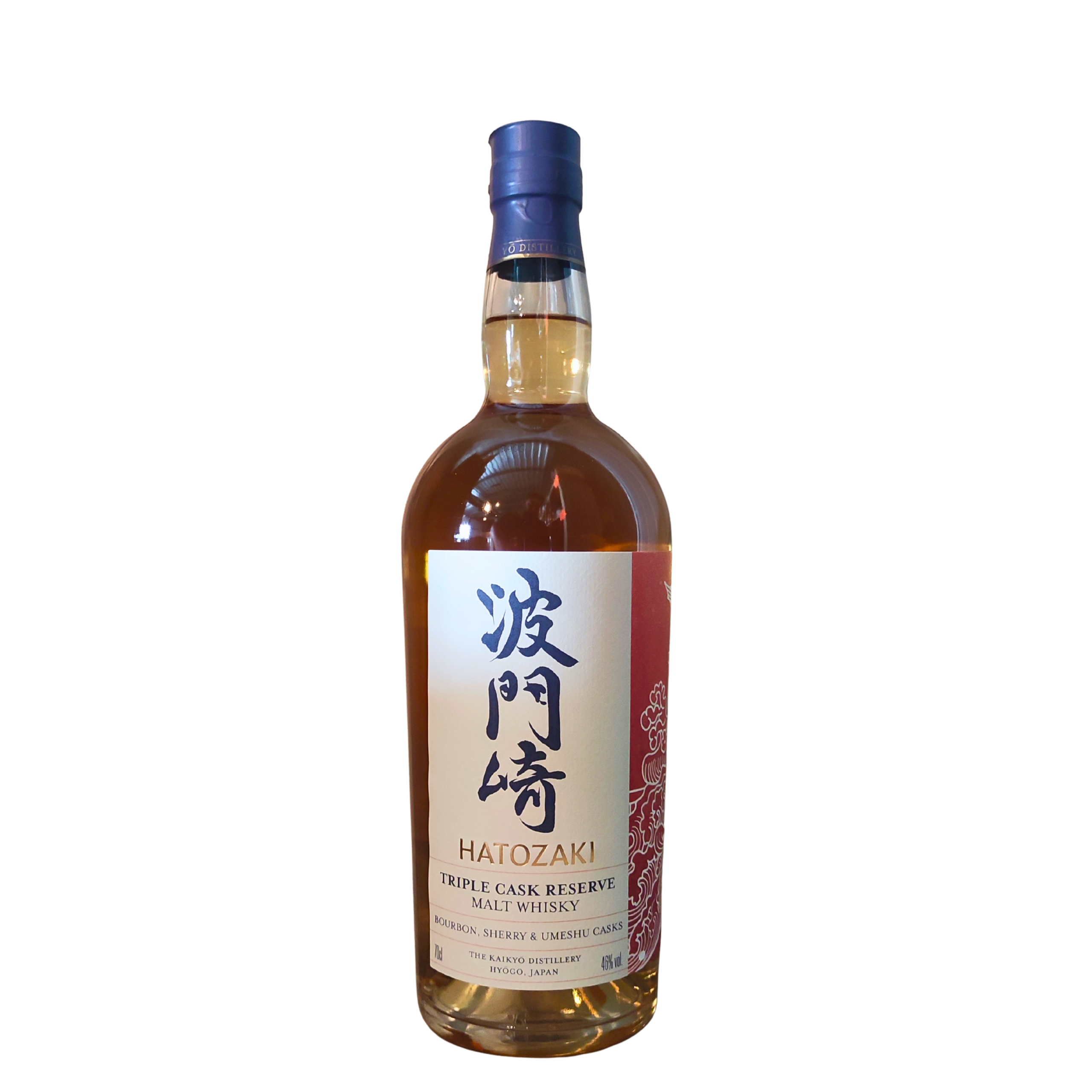 Hatozaki, Whisky Japonais, Triple Cask Pure Malt, 70Cl, 46°