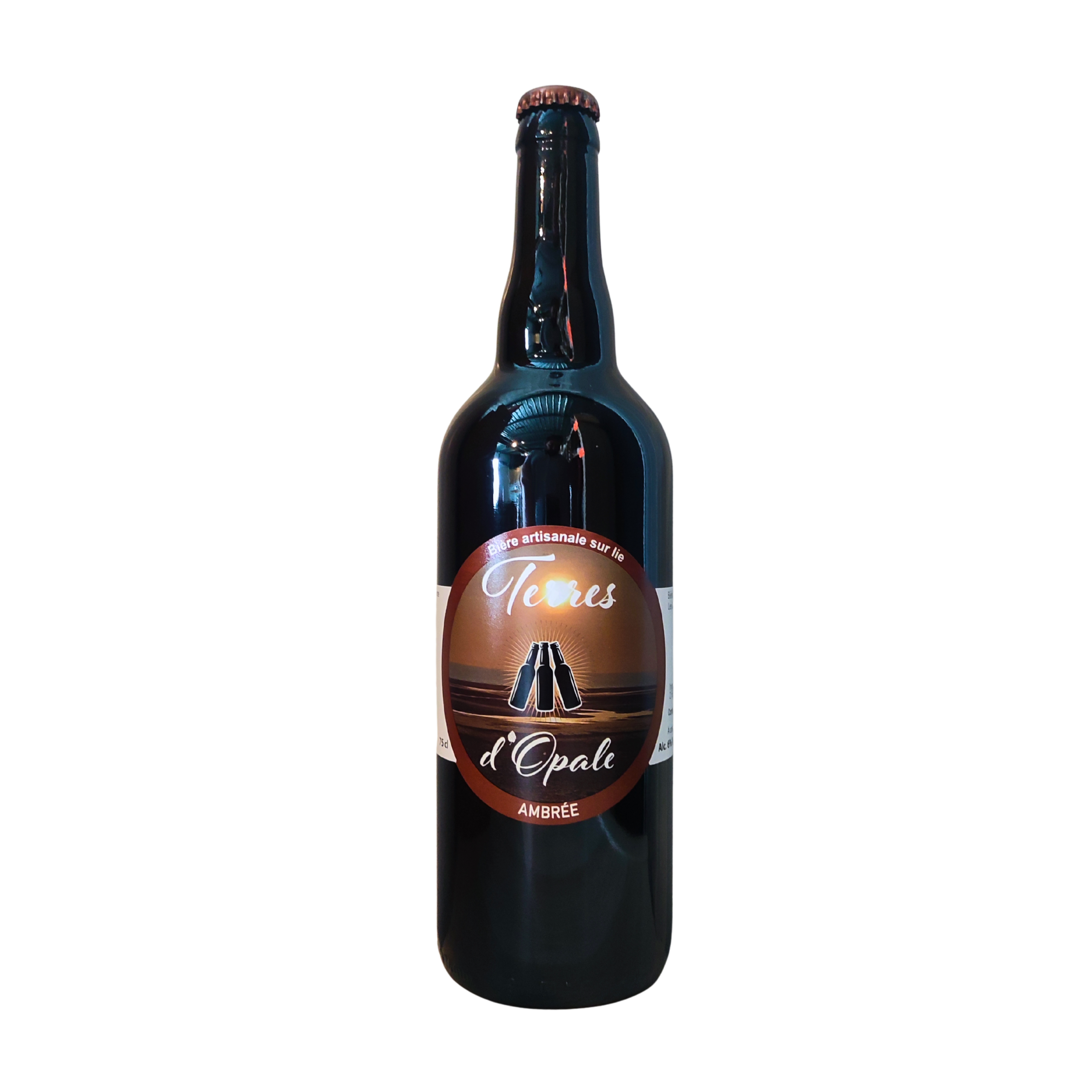 Terres D Opale Bière Ambrée 75 cl 6°
