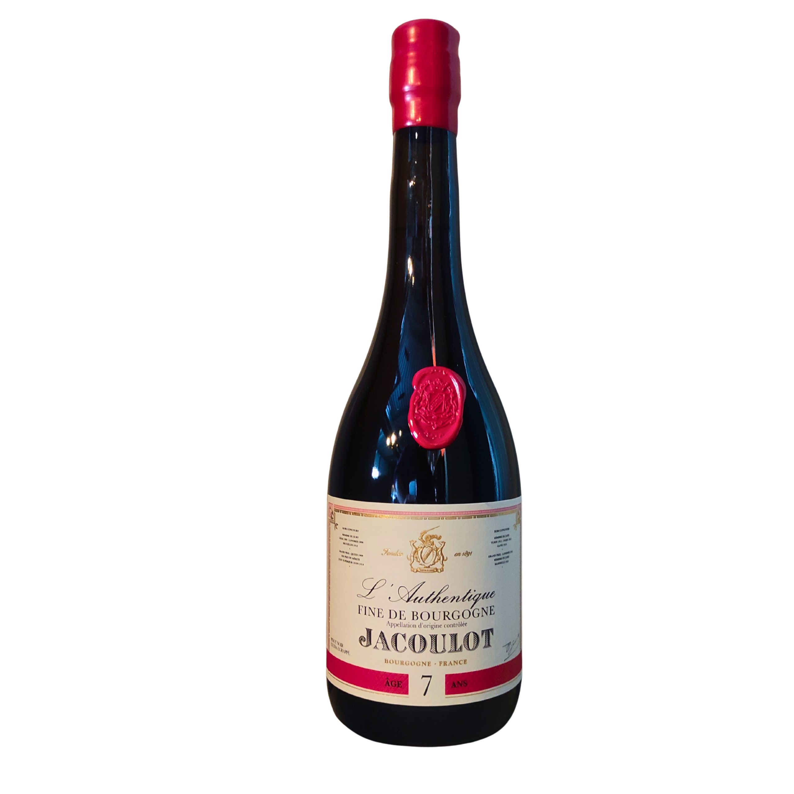 L'authentique Fine de Bourgogne, Jacoulot, 7Ans, 70Cl, 45°