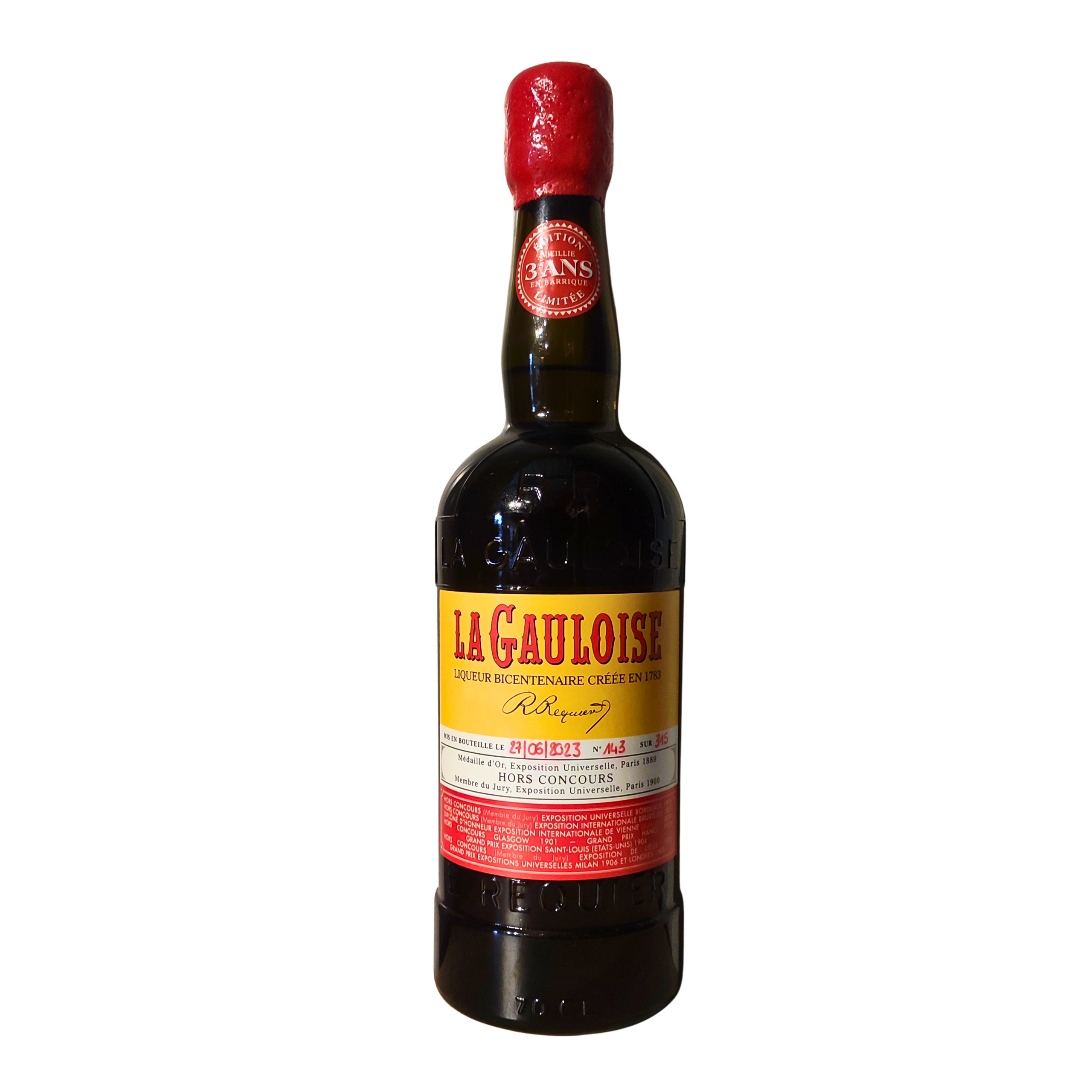 La Gauloise Jaune 3 ans Mise 2023 – 70cl