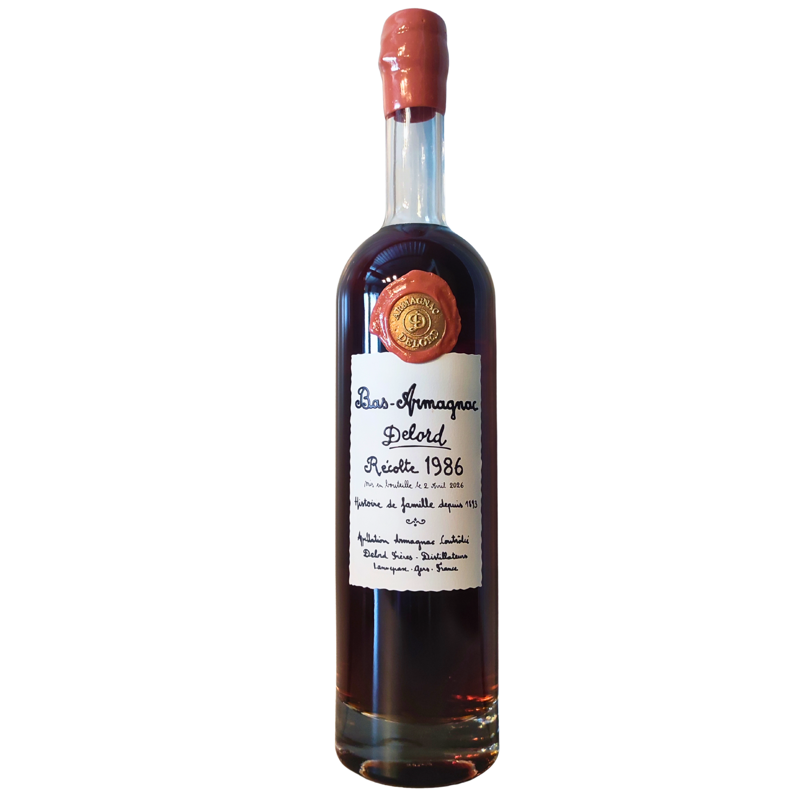 Delord Bas Armagnac 1986 75 cl 40°