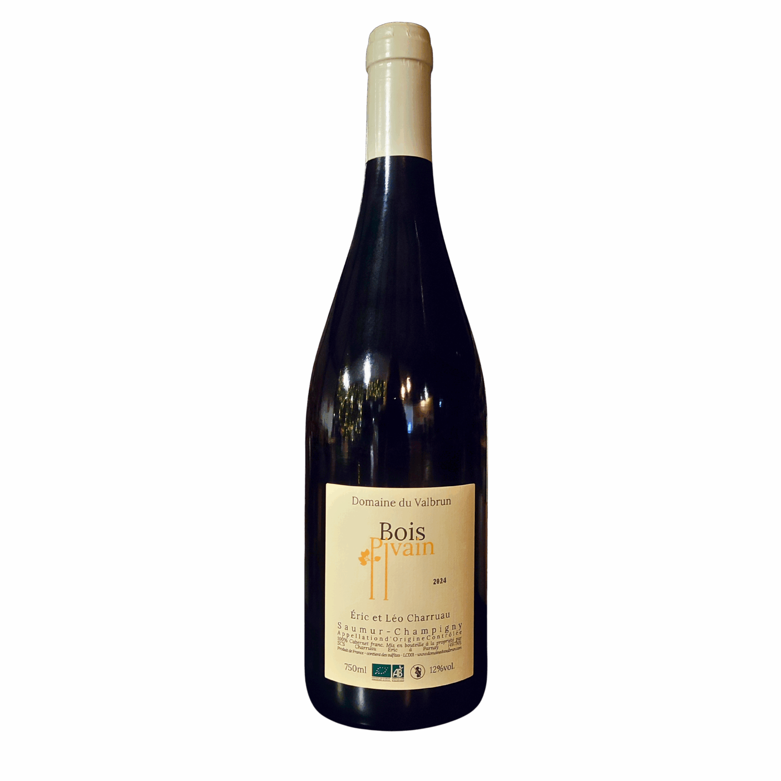 Saumur Champigny Bois Pivain 2024 Valbrun 75 cl 12,5°