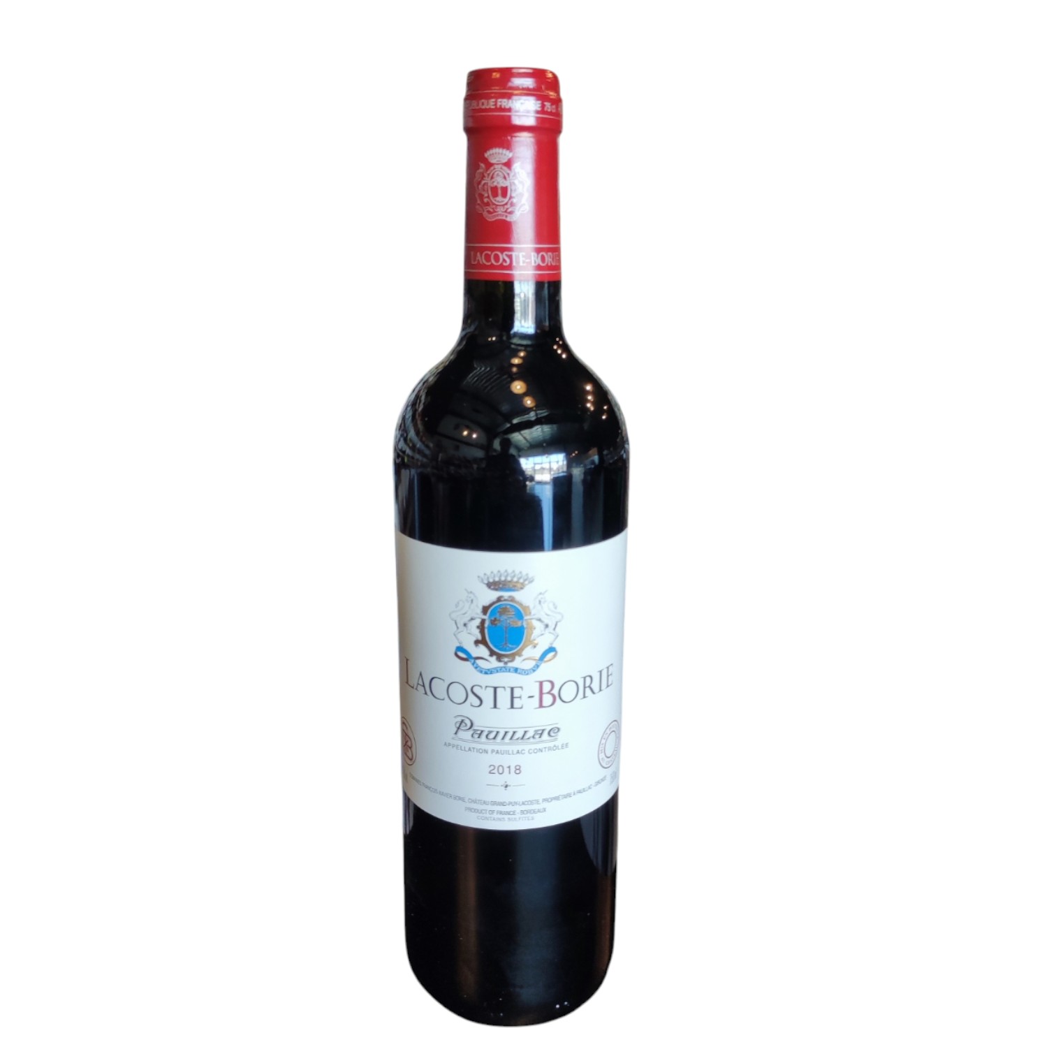 ChÂteau Lacoste Borie Pauillac 2018 75 cl 12,5°