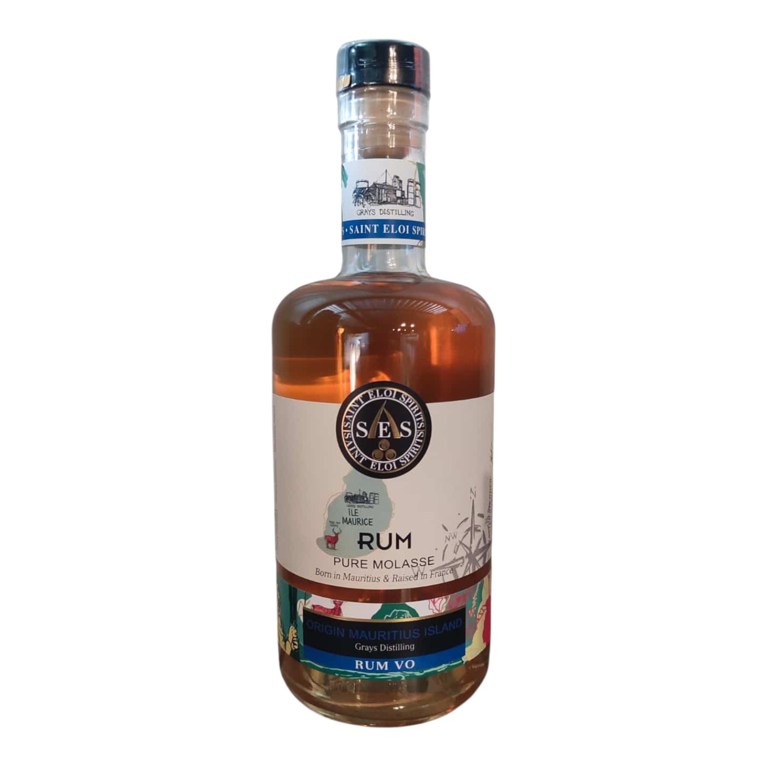 Rhum Saint Eloi Pure Molasse Mauritius Island 70 cl 45°
